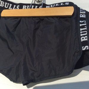 NBA Chicago Bulls black athletic shorts size xs